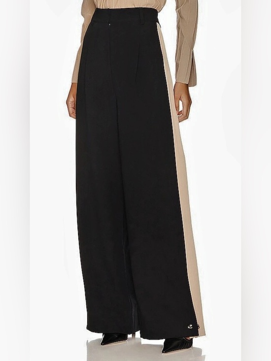 Favorite Daughter Pants - Favorite Daughter Wide Leg Pants in Black & Beige NWT
